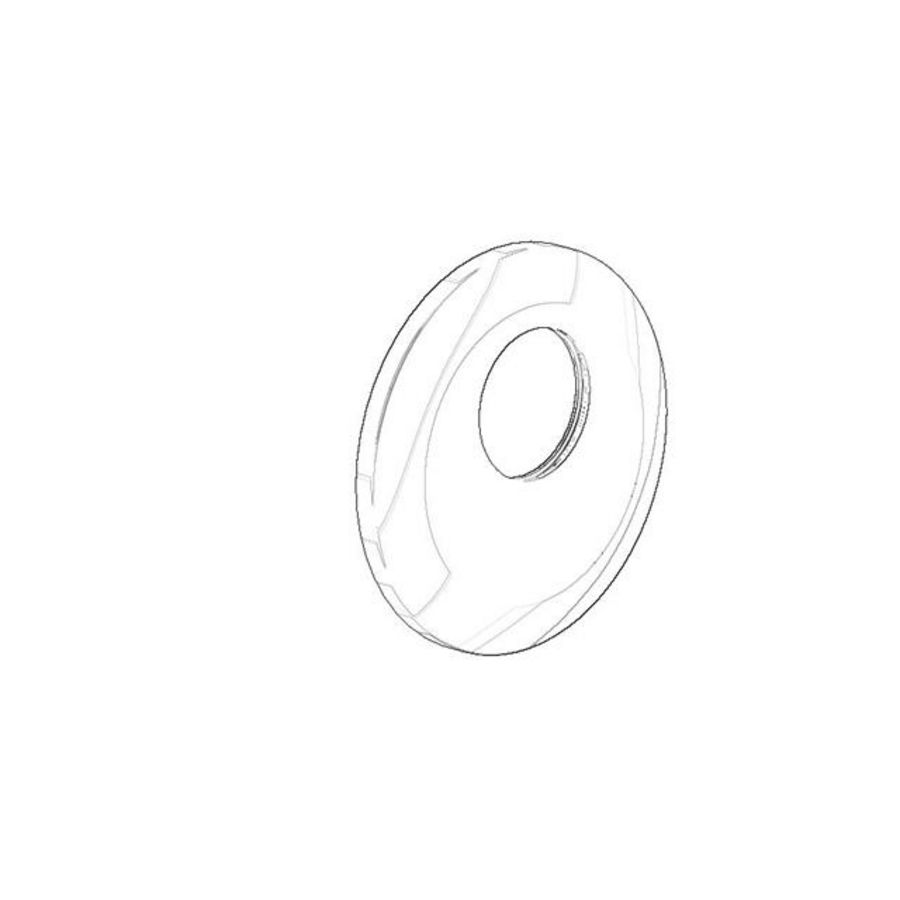 XTOOL Rozet Elegant 124x13mm chr