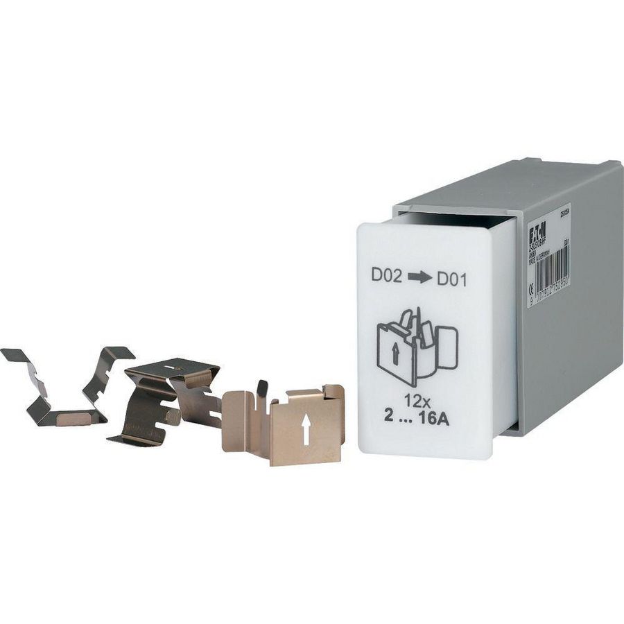 Adapter set voor D01 en 10x38 cilinder zekeringen VVE=12