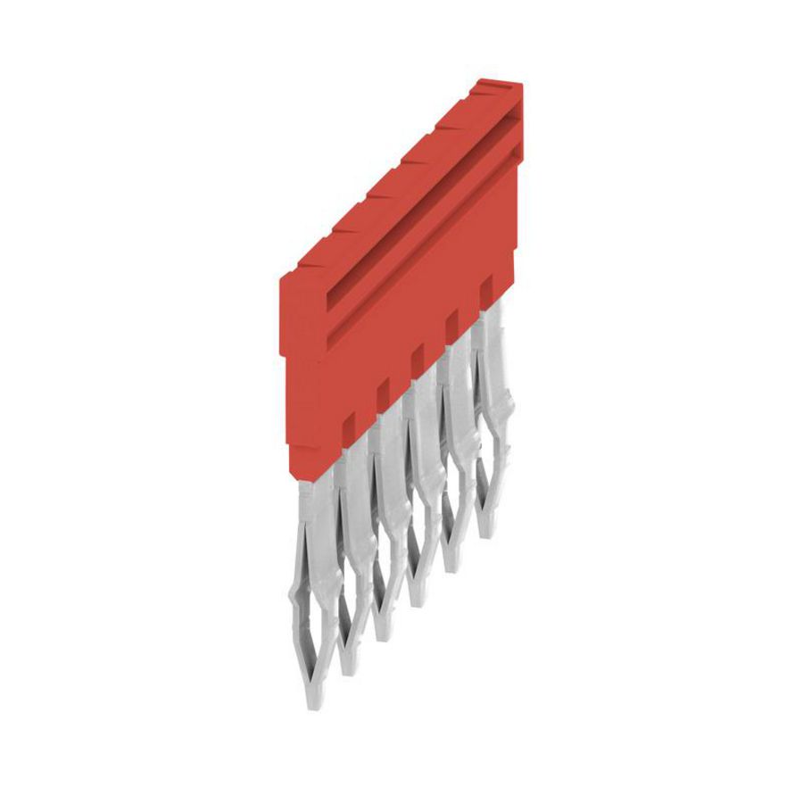 Dwarsverbinder (terminal) Plugged rood 32 A p: 6 Pi VVE=20