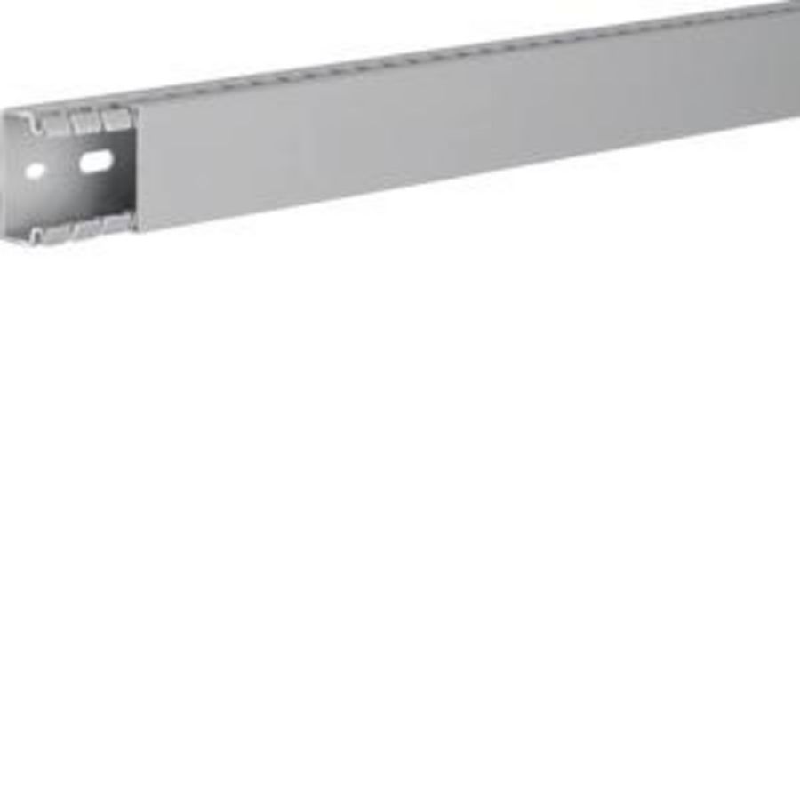 Lengte a 2m. Bedradingskoker BA7 + deksel 25x40 mm grijs