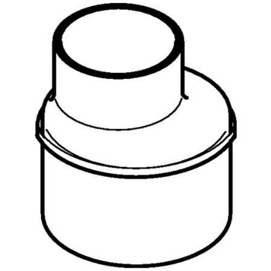 Verloopstuk excentrisch lang 110x63mm polyethyleen (PE) Silent-db20 geluidsarm