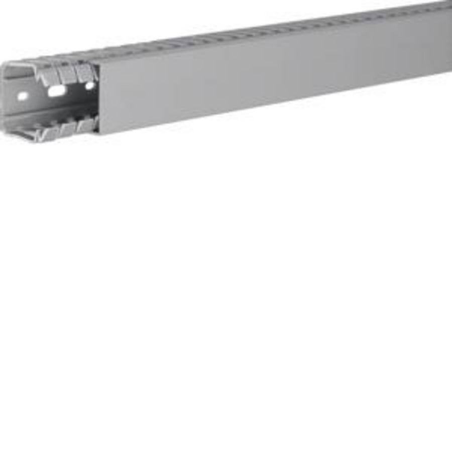 Lengte a 2m. Bedradingskoker BA7 + deksel 40x40 mm grijs