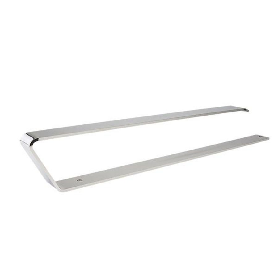 LAVA HALTI-50 handdoekhouder RVS aan een kant open 50cm