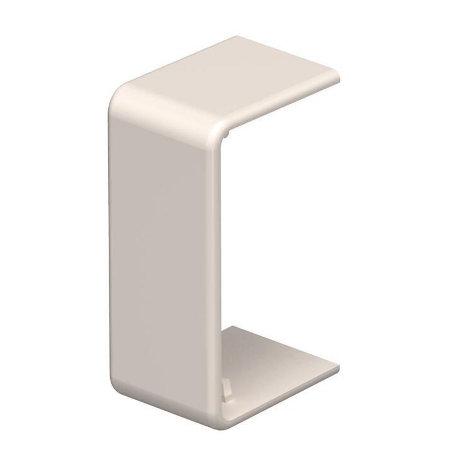 Naadafdekking 15x30mm polyvinylchlorid creme wit 9001 VVE=10