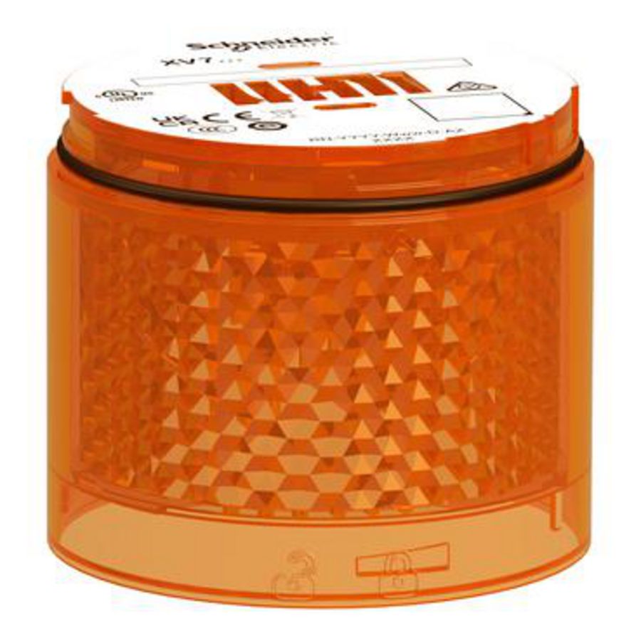 Flashing oranje Colored lens