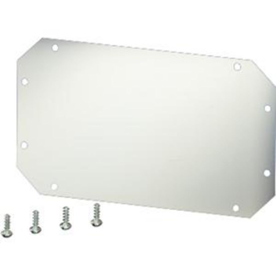 Montageplaat Pertinax 216x126mm voor Behuizingmaat 1-2-3