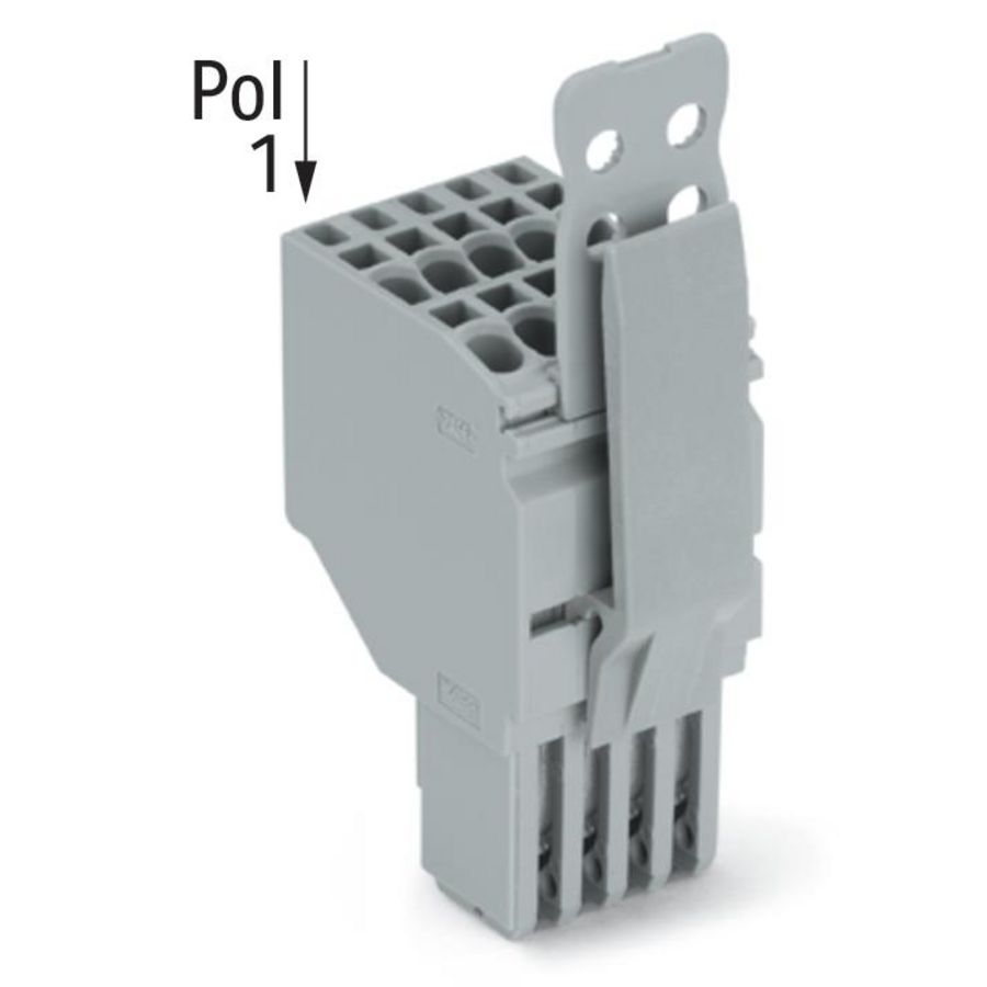 2-draads FE steker 1,5 mm² grijs 2020-203/142-000 VVE=50