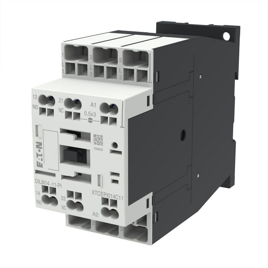 Magneetschakelaar DILM14-11(24V50/60HZ) 5,5kW 1m1v Push-in