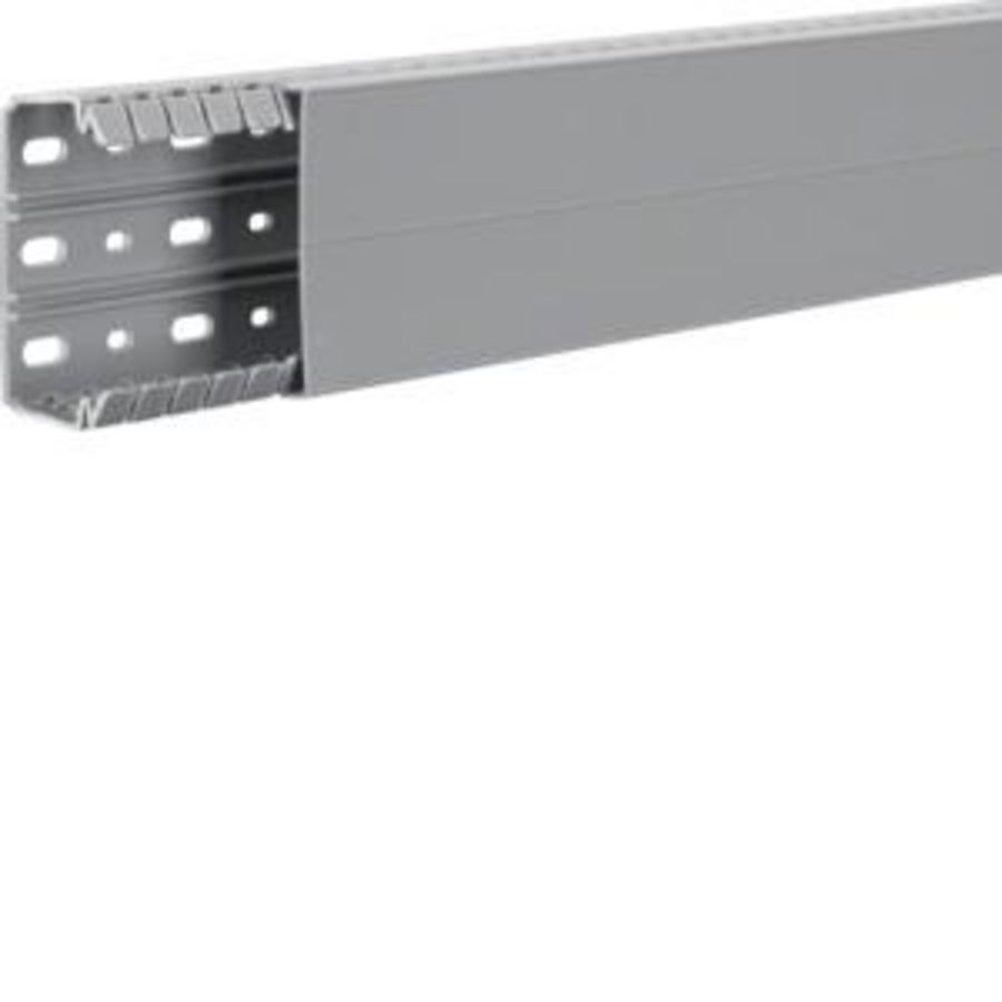 Lengte a 2m. Bedradingskoker BA7 + deksel 40x80 mm grijs