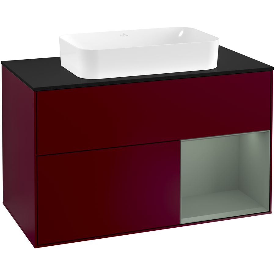 Wastafelonderkast Finion 1000x603x501mm Peony Matt Lacquer G252GMHB