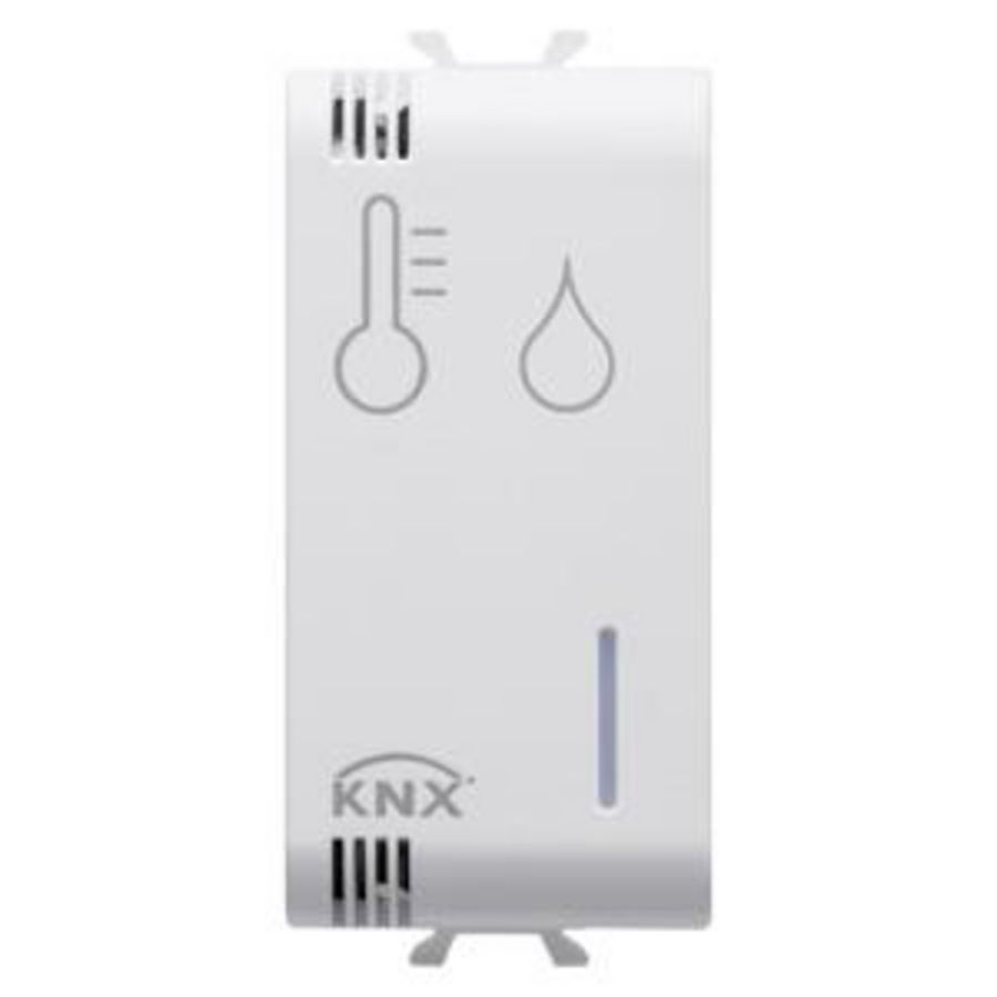 HUMIDITY/TEMPERATURE SENSOR-KNX-1 MODULE-SATIN WHITE -