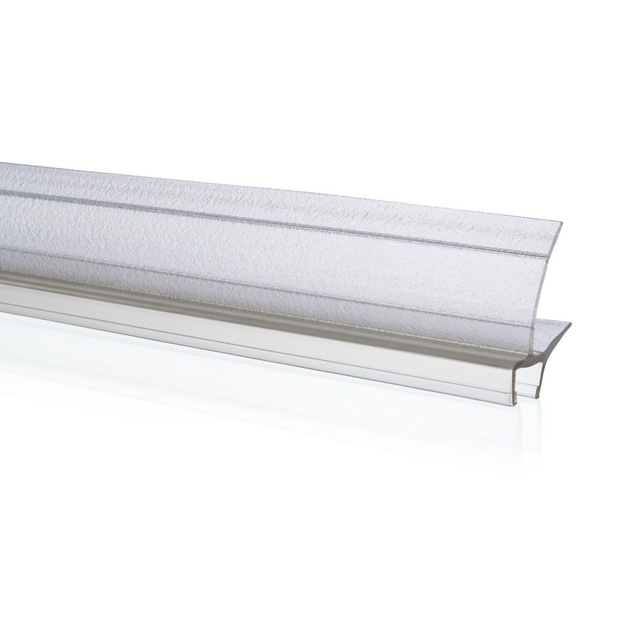 Afvoerprofiel recht 1000mm 13/20mm tbv glas 8mm