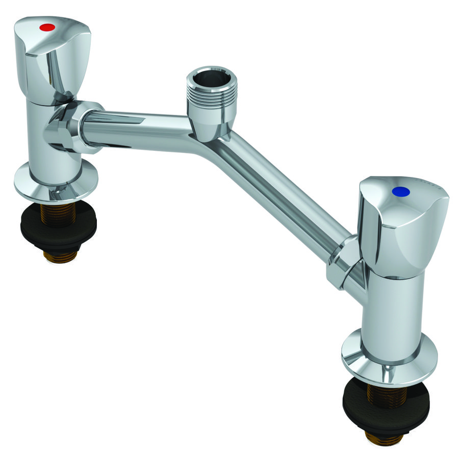 2-gatsmengkraan M1/2" zonder uitloop