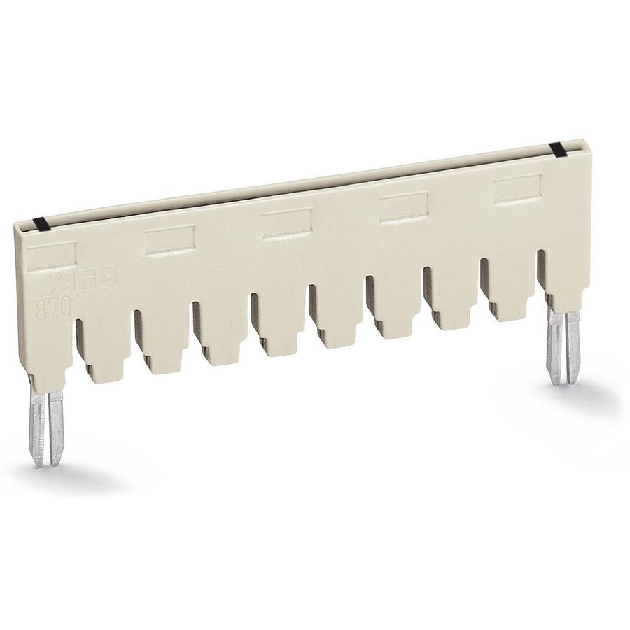 Brug van 1 naar 10 geisoleerd lichtgrijs VVE=25