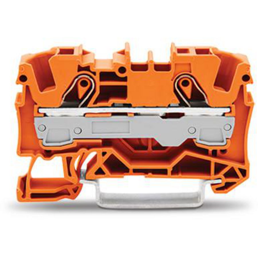 2-draads rijg 6mm² voor Ex e II-oranje VVE=50