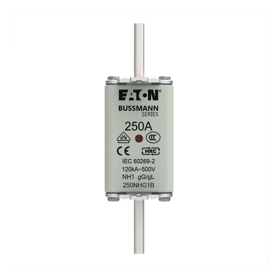 Zekering laagsp. 250A AC 500V NH1 gL/gG dubbele meld VVE=3
