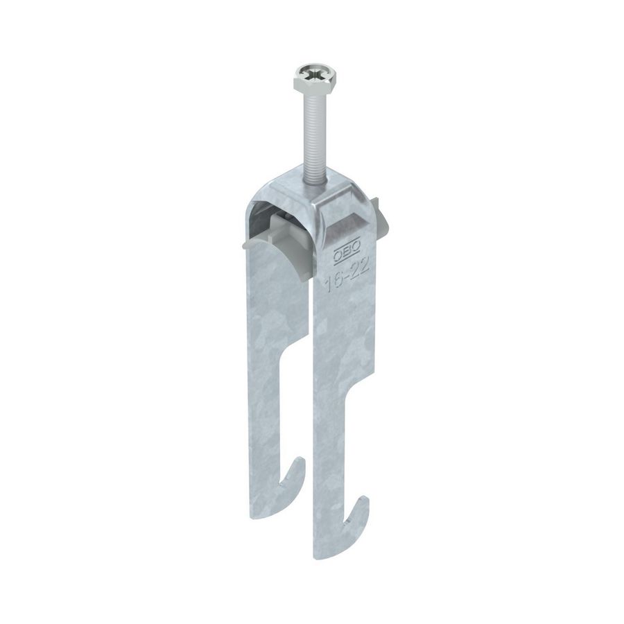 Beugelklem 2056 2vgd 16-22mm staal verzinkt VVE=50