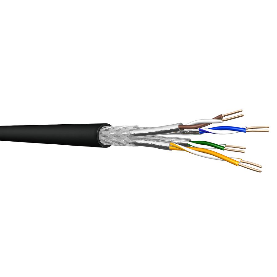 Haspel a 500m. UC900 SS23 Cat.7 S/FTP PE bk# 4x2x23 AWG