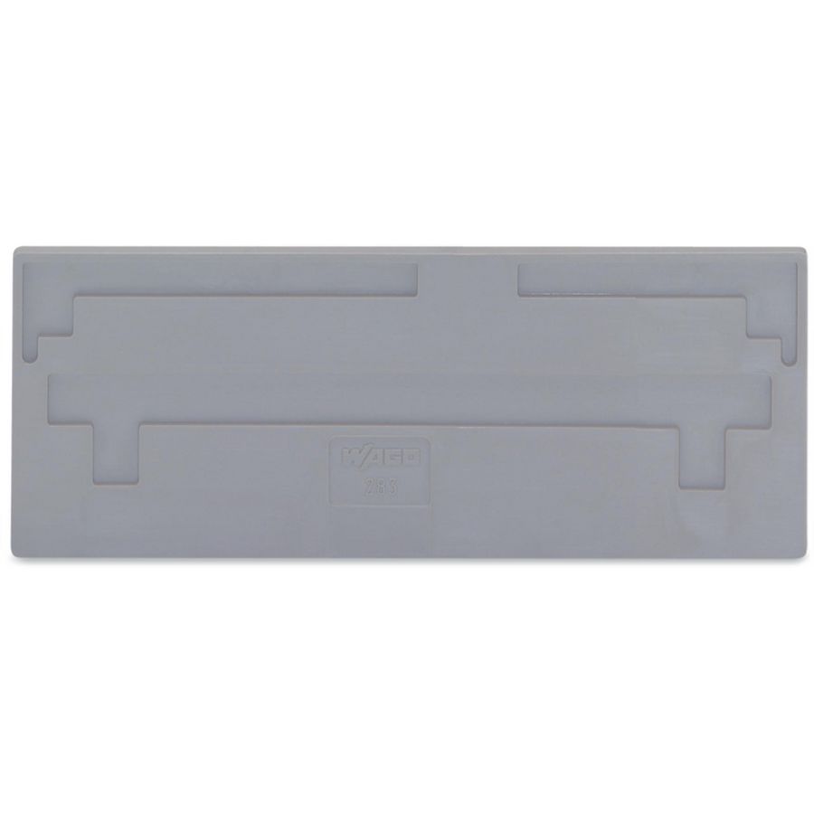 Scheidingswand 2mm grijs 283-326 VVE=25