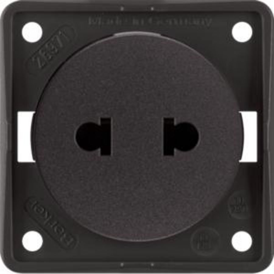 Wandcontactdoos EURO-AMERICAN STANDARD berker Integro bruin