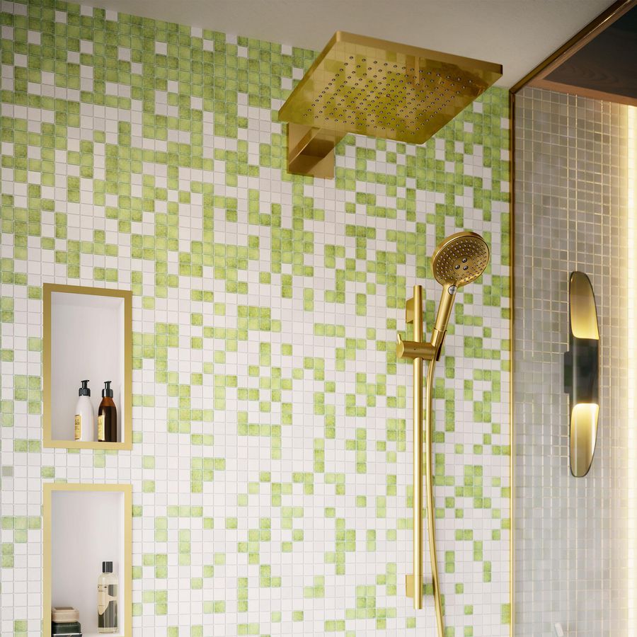 Hoofddouche 300 1 straalsoort EcoSmart wand Polished Gold Optic Raindance E