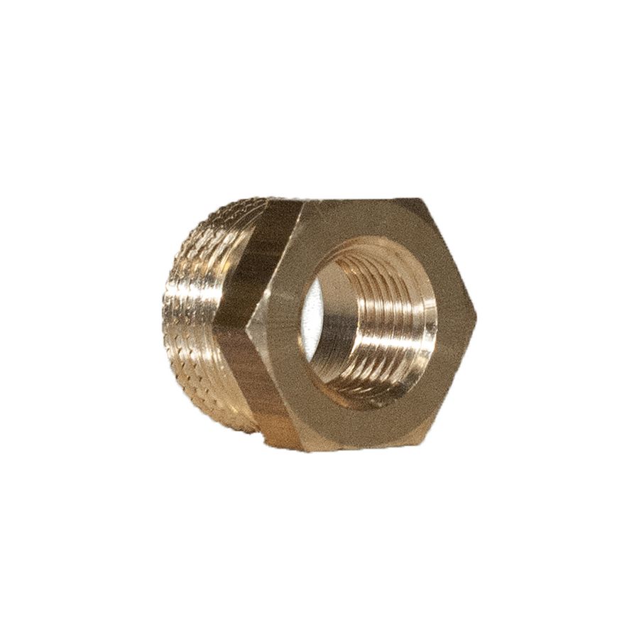 Pro Verloopring 1/2" BUI x 1/4" BIN messing