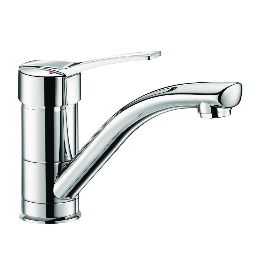 Wastafelmengkraan h.100 l.170 uitloop draaibaar volle greep