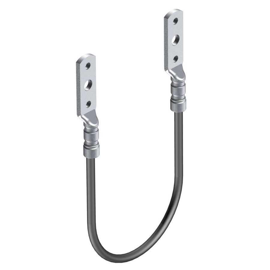 Overbruggingskabel 300mm koper zwartz VVE=10