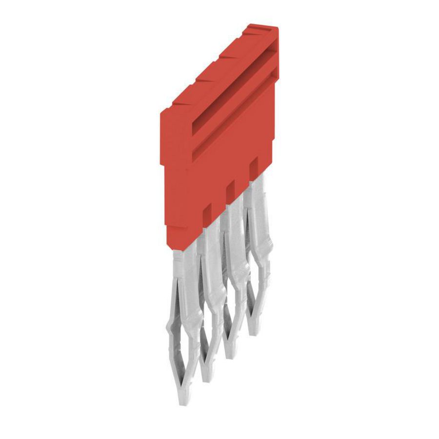 Dwarsverbinder (terminal) Plugged rood 32 A p: 4 Pi VVE=60