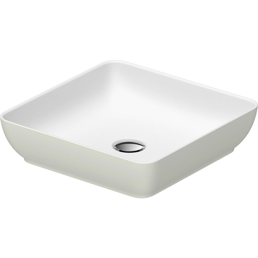 SIVIDA #266001 opzetwaskom buitenzijde lichtgroen mat binnenzijde wit mat 400mm