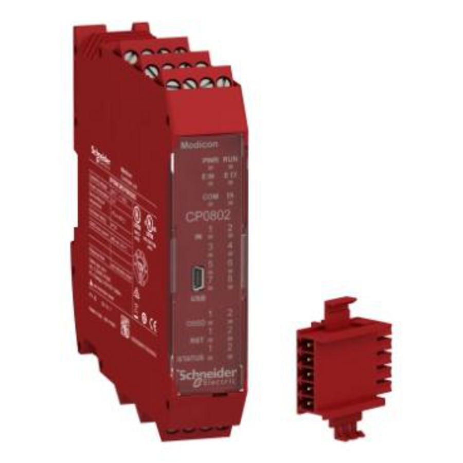 Safety Controller CPU screw term. combined with backplane