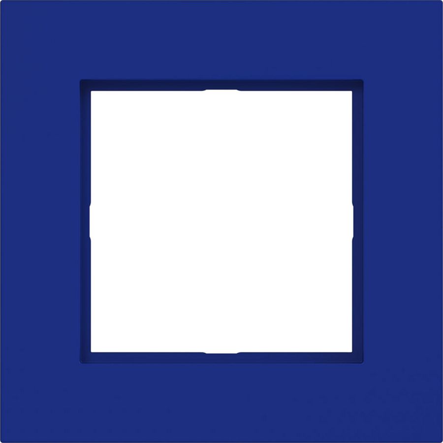 LED-afdekraam 1-voudig, A.8, cobalt, mat