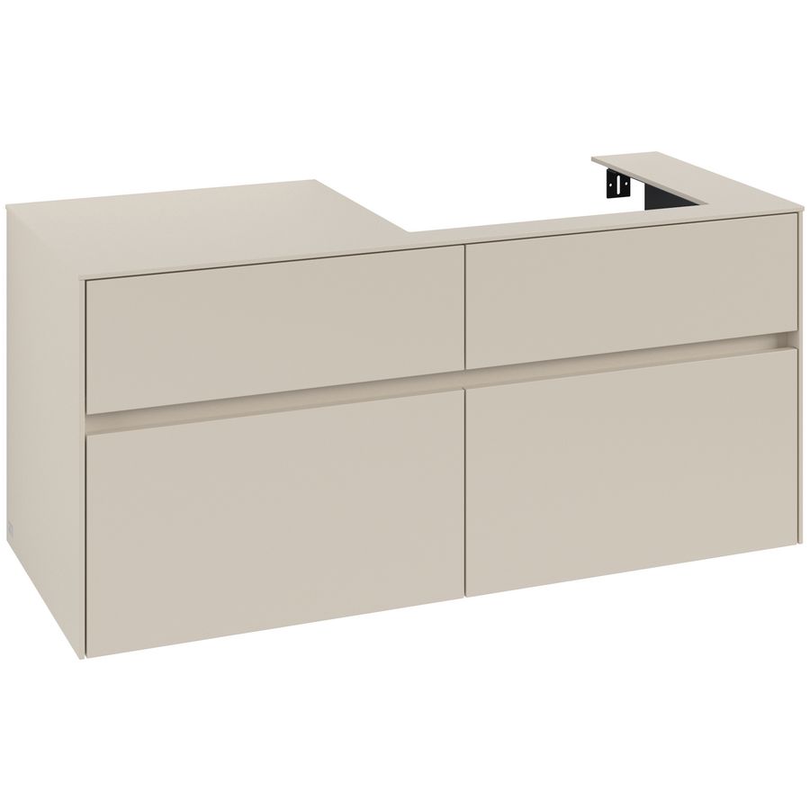 Wastafelonderkast Collaro 1200x548x500mm Cashmere Grey C08300VN