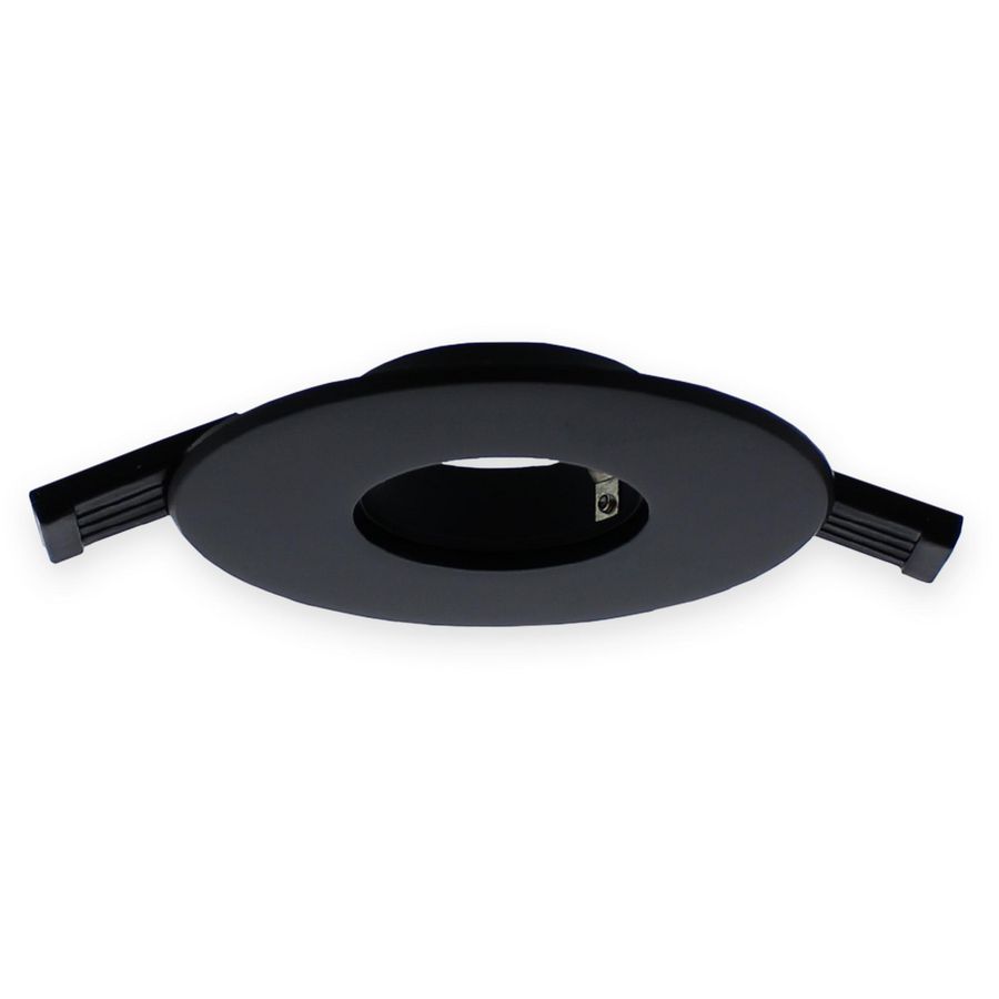 Inbouwarmatuur rond 1voudig 100mm Verona zwart