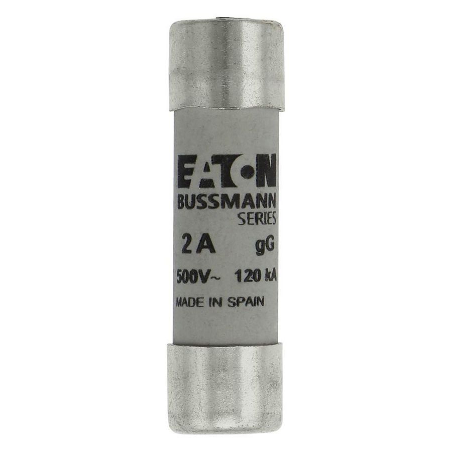 Zekering laagspanning 2A AC 500V 14x51 gL/gG met sla VVE=10