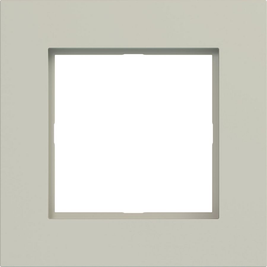 LED-afdekraam 1-voudig, A.8, pebble, mat