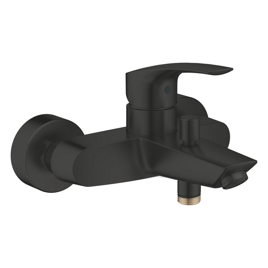 Eurosmart 1-geeps. badmengkraan mat zwart hoh 150mm incl. S-koppelingen (prof)