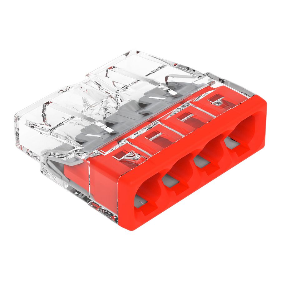 Lasklem 4-voudig 0,5-2,5mm² rood 2273-204 VVE=100