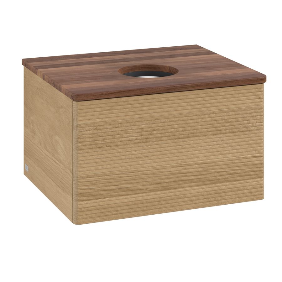 Wastafelonderkast Antao 600x360x500mm Honey Oak K29112HN