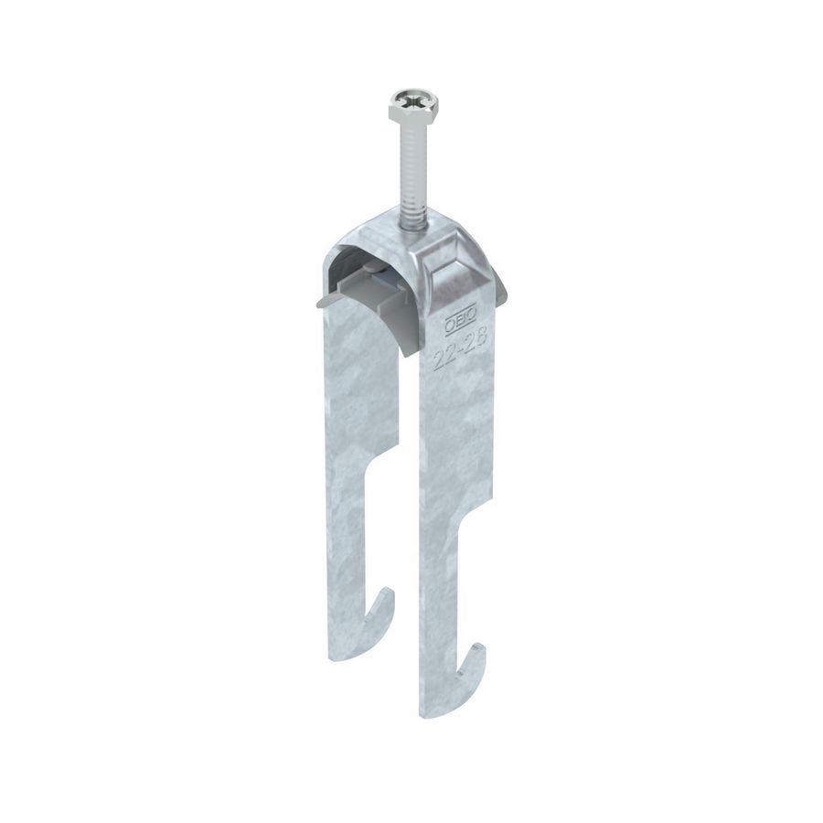 Beugelklem 2056 2vgd 22-28mm staal verzinkt VVE=50