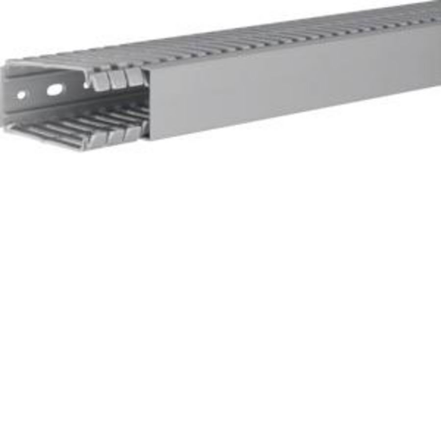 Lengte a 2m. Bedradingskoker BA7 + deksel 80x40 mm grijs