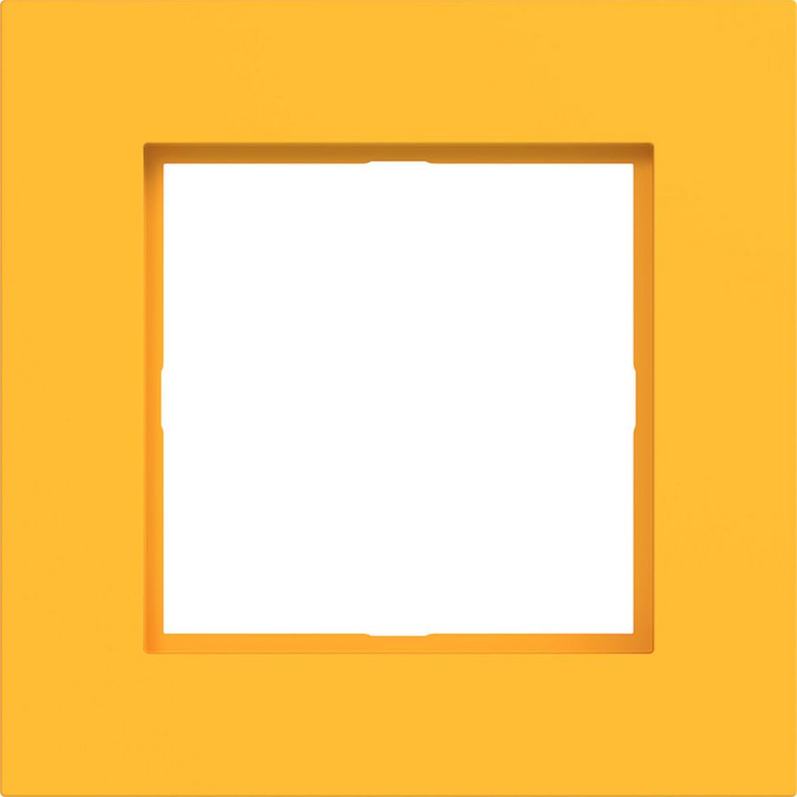 LED-afdekraam 1-voudig, A.8, saffron, mat