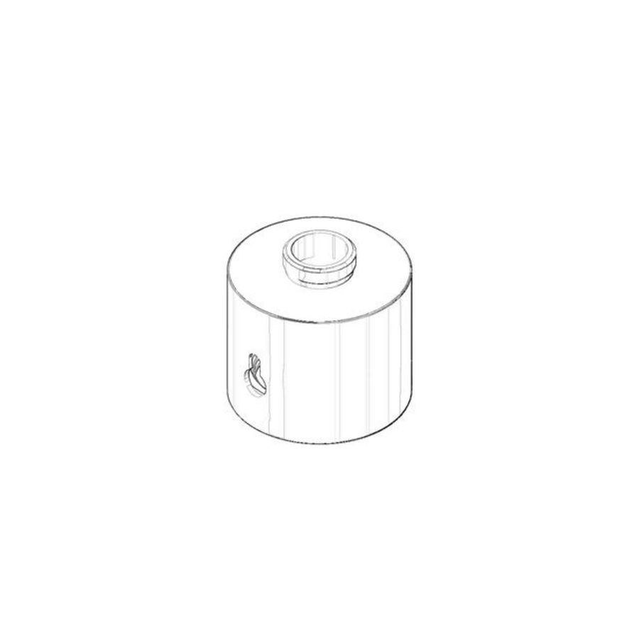 Pompje Opname, wand 60x49mm chr 90101052800-00