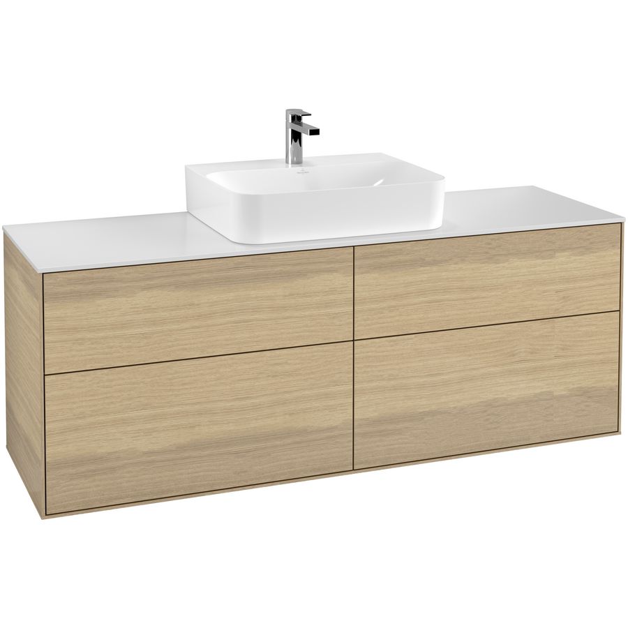 Wastafelonderkast Finion 1600x603x501mm Oak Veneer G19100PC