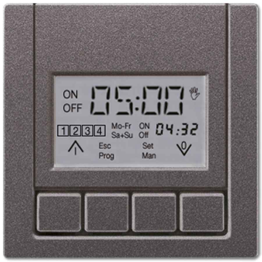Schakelklok display LS-antraciet standaard VVE=10