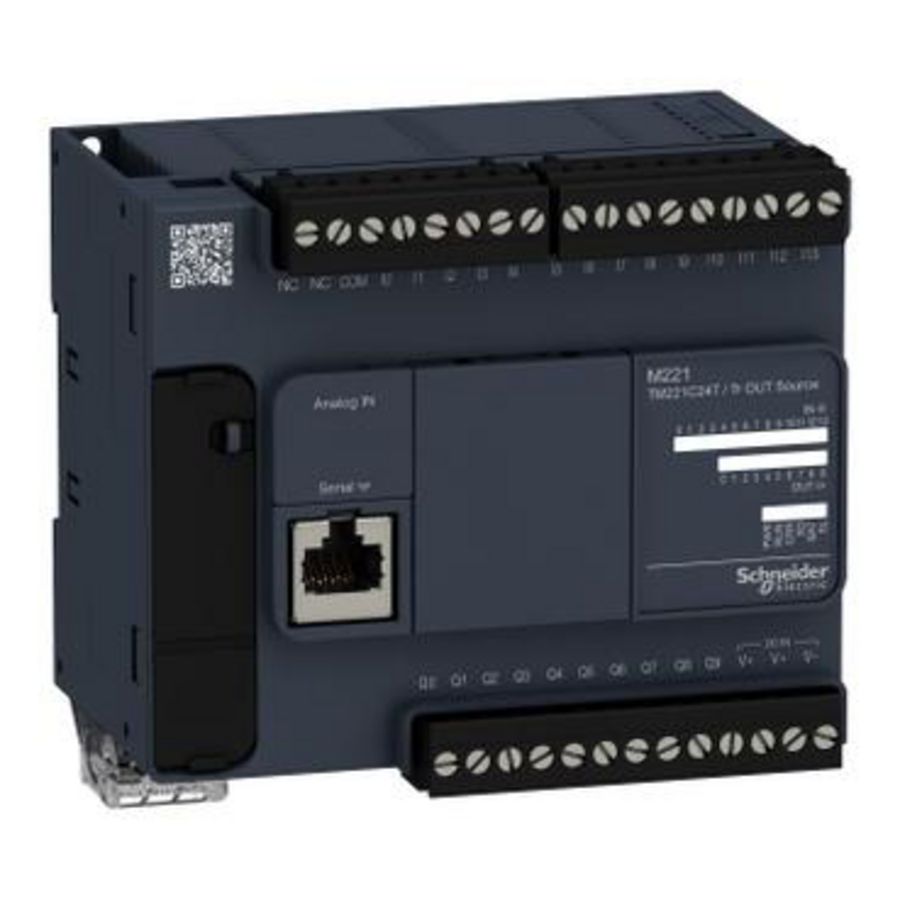 Transistor PNP Modicon M221 PLC 14DI+AI/DO