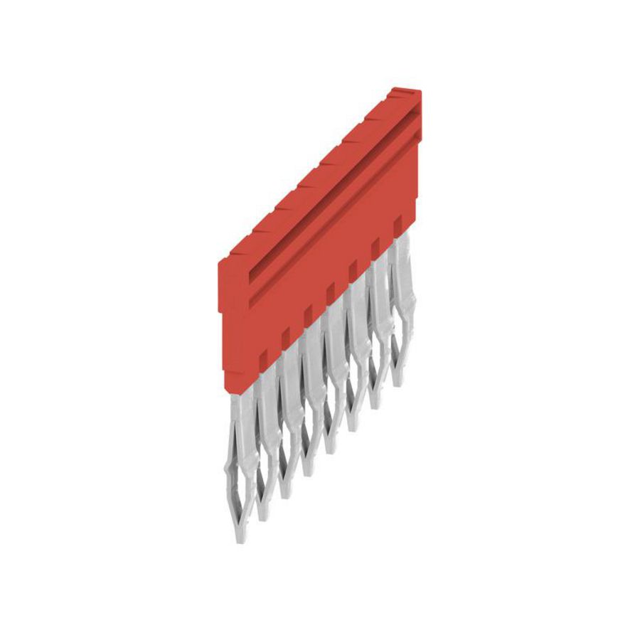 Dwarsverbinder (terminal) Plugged rood 32 A p: 8 Pi VVE=20