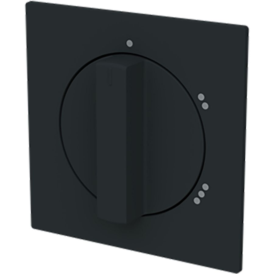 Centraalplaat voor 3 standen schak 2710/1U art-matzwart (2542 DR/02-45M)