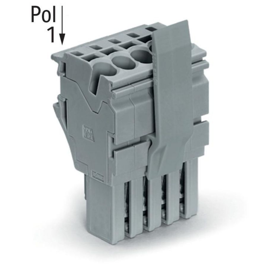 1-draads FE steker 4 mm² blauw 2022-101/122-006 VVE=200