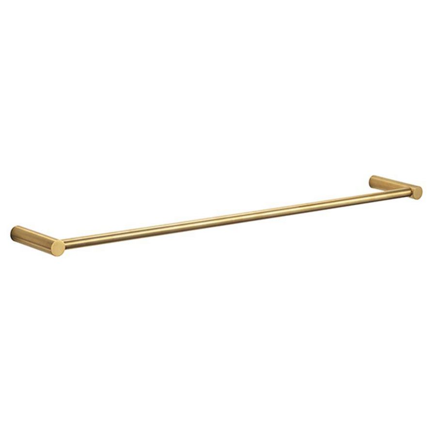 Handdoekhouder 8,5 x 60cm enkel messing geborsteld